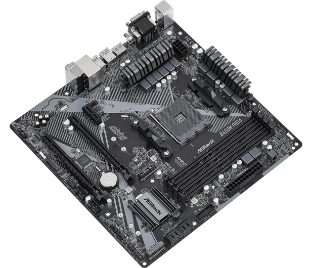 ASROCK Płyta główna B450M PRO4 R2.0 AM4 4DDR4 HDMI uATX B450M Pro4 R2.0 - 690400 - zdjęcie 4